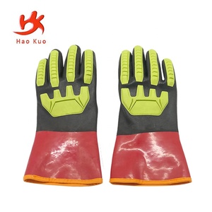 <span class=keywords><strong>Gants</strong></span> de travail en PVC <span class=keywords><strong>vinyle</strong></span> haute performance résistants à l'usure et aux chocs, imperméables à manches longues - Product Image 4