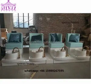 미장원 세라믹 pedicure beasin를 가진 백색 작은 pedicure 의자 도매