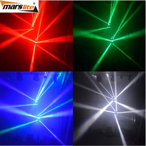 Dj professionnel de club de mariage 6x10W RGBW 4-en-1 poutre principale mobile A MENÉ LA lumière d'araignée - Product Image 5