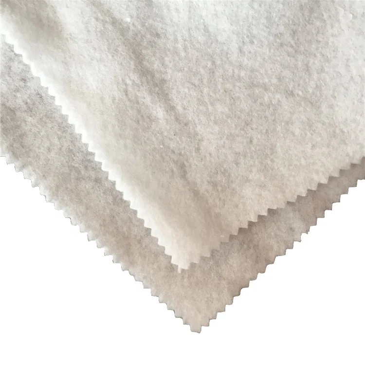 Factory Supply Customized Size Industrial Needle Punched Felt White Polyester Non Woven Fabric Breathable Plain Heavyweight