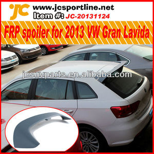 gris <span class=keywords><strong>de</strong></span> cebado <span class=keywords><strong>de</strong></span> frp alerón trasero para 2013 vw lavida el gran alerón trasero del labio auto ventana trasera spoiler <span class=keywords><strong>de</strong></span> techo - Product Image 1