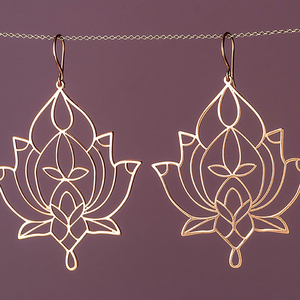 Collana <span class=keywords><strong>di</strong></span> gioielli con fiori <span class=keywords><strong>di</strong></span> <span class=keywords><strong>loto</strong></span> collana in acciaio inossidabile ciondoli ciondoli regalo da donna Collares Para Mujer - Product Image 4