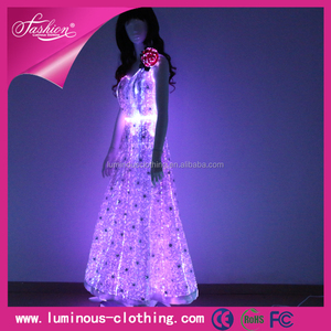Azul claro y <span class=keywords><strong>vestido</strong></span> <span class=keywords><strong>de</strong></span> boda blanco <span class=keywords><strong>de</strong></span> luz led <span class=keywords><strong>vestido</strong></span> <span class=keywords><strong>de</strong></span> fiesta YQ-52 - Product Image 4