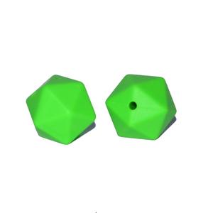 El bebé a granel suelto al por mayor suelta los granos suaves de <span class=keywords><strong>la</strong></span> dentición del silicón del Chew Icosahedron BPA Free Food <span class=keywords><strong>Gra</strong></span> - Product Image 3