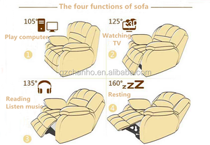 หนึ่งที่นั่งโซฟาชิ้นส่วนเฟอร์นิเจอร์โลหะเก้าอี้เอนไฟฟ้ากลไก - Product Image 4