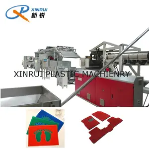 CE ISO9001 pvc loop kussen coil vloer deur mat making machine/productielijn