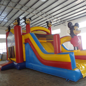 OEM <span class=keywords><strong>Inflatable</strong></span> <span class=keywords><strong>Mickey</strong></span> <span class=keywords><strong>Mouse</strong></span> Nhảy Lâu Đài Trượt Combo Để Bán Vinyl - Product Image 3