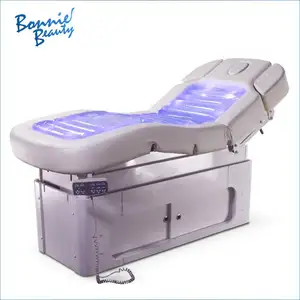 BonnieBeauty 4 Motors Salon Electric heated water massage table with Storage Box