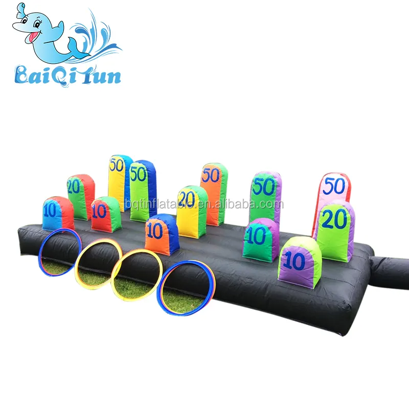 Free Shipping 4x2x1.2m Inflatable hoopla game, hoopla inflatable sport game