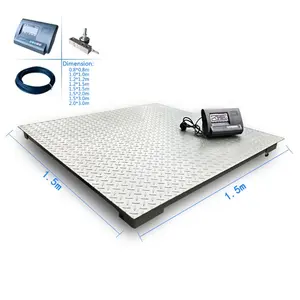 commercial weight scale 2000kg platform floor scale