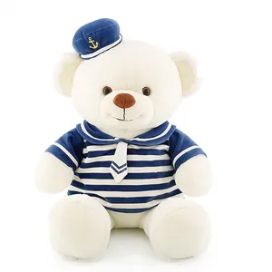 Customize Good Quality Lovely Unique Style Wearing Shirt Stuffed Teddy Bear Plush Toy