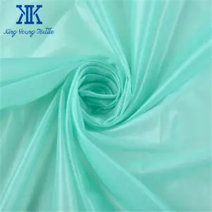 Dwr tecido de taffeta ultraleve impermeável, tecido fino de 10d de náilon e impermeável de 20gsm