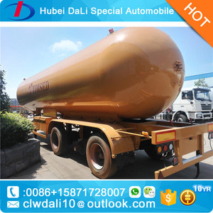 56CBM besten standard tri-achse LPG-transport trailer, 56000L LPG transport tankauflieger, 3 axle LPG tankauflieger - Product Image 2