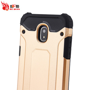 Redian fibra de carbono cubierta doble cubierta protectora caso del teléfono celular para Samsung J4 2018 - Product Image 5