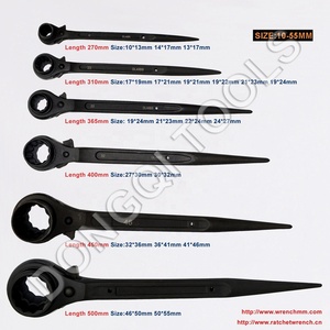 Double Ratchet Spud Wrench Ratchet Wrench <strong>Podger</strong> Socket <strong>Spanner</strong> 7/8" 3/4" 1-1/8" 1-1/4" - Product Image 6