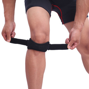 Özel etiket atletik destek kollu Patellar izleme dizlik kadınlar ve erkekler için