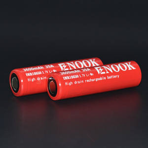 Nueva llegada Enook 18650 3600 mAh 35A 3.7 V batería recargable con flat top pk18650 3500 mAh de la batería 60A - Product Image 2