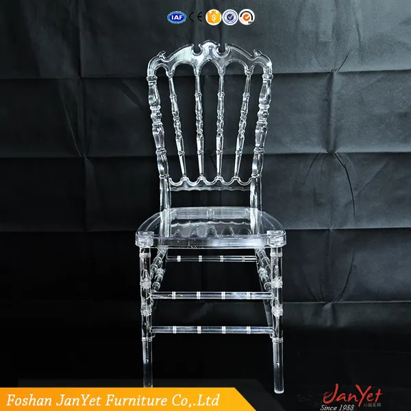 Wholesale Wedding Resin Stacking Chairs Transparent Party Resin Stacking Chairs Cheap