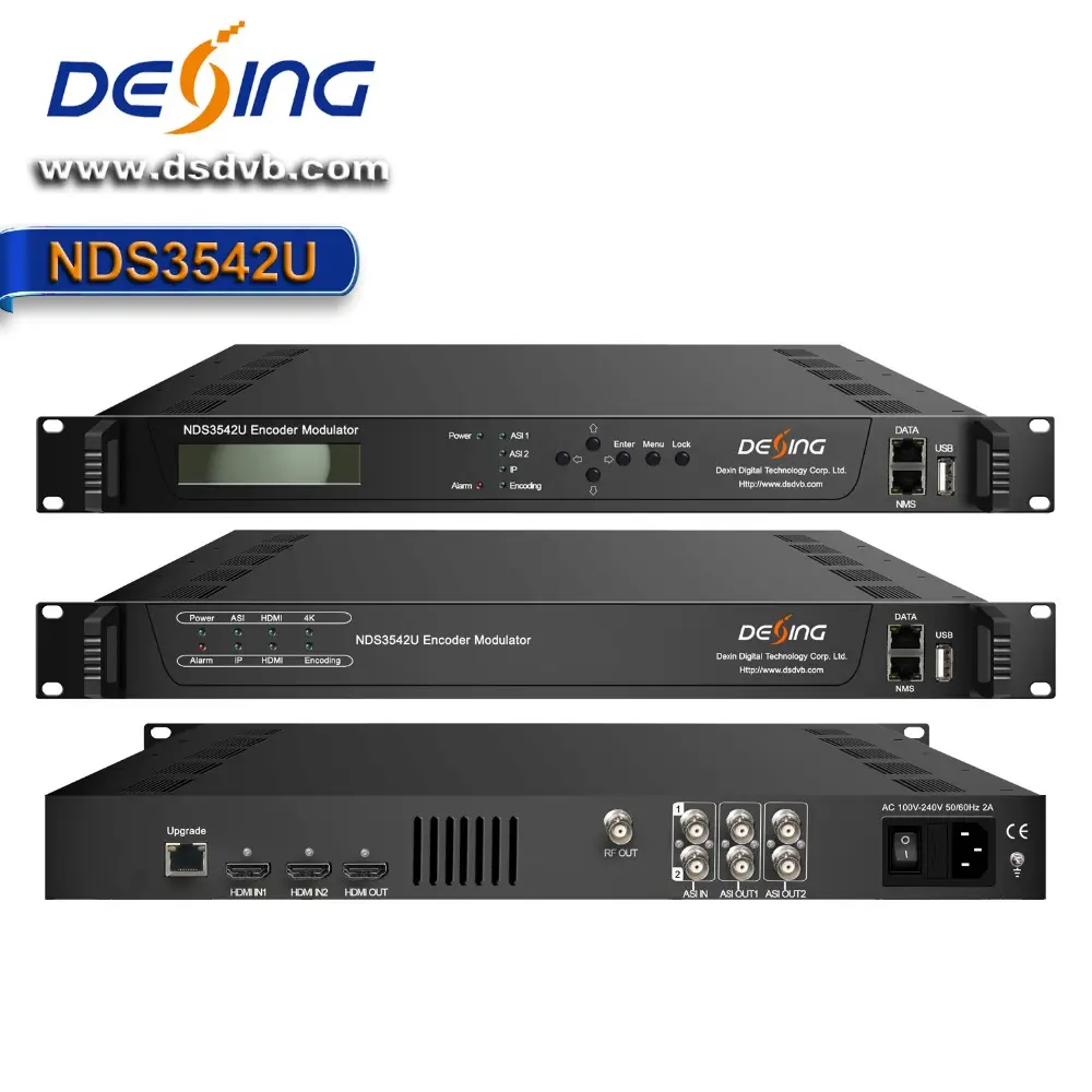 Dexin NDS3542U 4K codificador MODULADOR