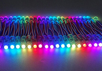 Luz LED Digital de Píxeles de 12 mm WS2811 IC, Módulo LED de Píxeles a Todo Color, Entrada de CC de 5 V, Resistente al Agua IP68, Color RGB de Fábrica
