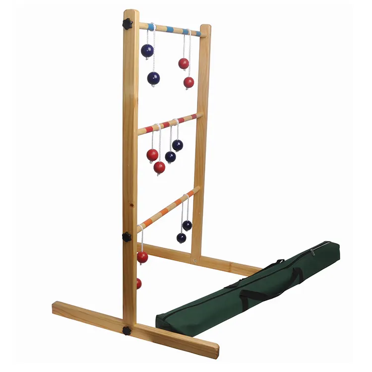 Outdoor game wooden ladder golf sets for adults and children