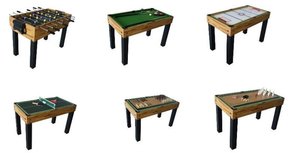 מכירה חמה <span class=keywords><strong>10</strong></span> ב <span class=keywords><strong>1</strong></span> שולחן משחק רב פונקציות 4 רגליים - Product Image 5