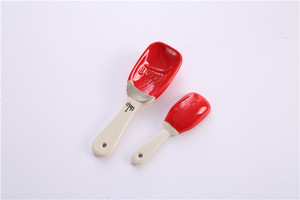 Precio de fábrica de alta calidad Color rojo Mason Cuchara medidora Digital de cerámica de mango corto - Product Image 4