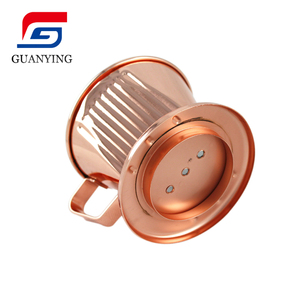 ชุดกรองกาแฟแบบดริปสแตนเลสสีโรสโกลด์ 3 รู พร้อมถ้วยกรอง - Product Image 4