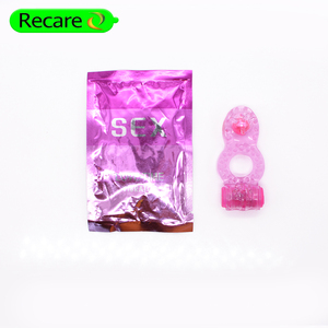 Ce genehmigt Latex gerippt sexy Kondom für Männer Vibration Vergnügen Ring Kondom - Product Image 6