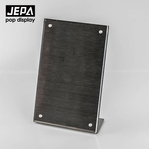 Mẫu miễn phí siêu thị thép không gỉ từ kim loại hiển thị đứng - Product Image 1