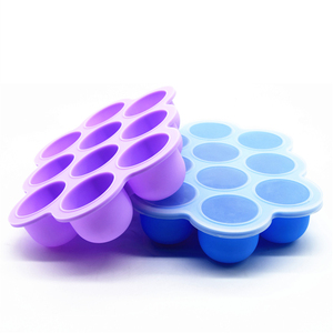 Purées de fruits et légumes de qualité alimentaire pour tout-petits, lait maternel en silicone pour bébé, récipient de stockage avec couvercle - Product Image 1
