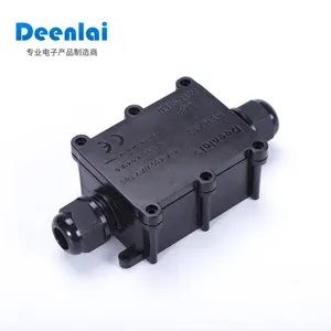 Decorative IP68 Plastic Two Way Standard Waterproof Electrical Junction Box for Street Lights