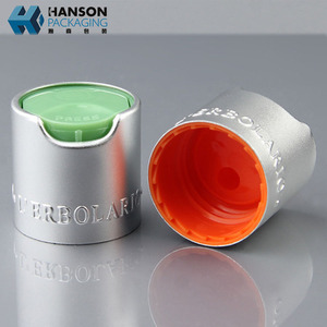 Elegante y sorprendente plástico no derrame tapa de aluminio - Product Image 1