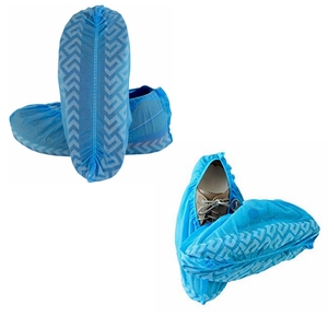 يمكن التخلص منها غير المنسوجة المضادة للانزلاق غطاء الحذاء المطر برهان أغطية الحذاء - Product Image 1
