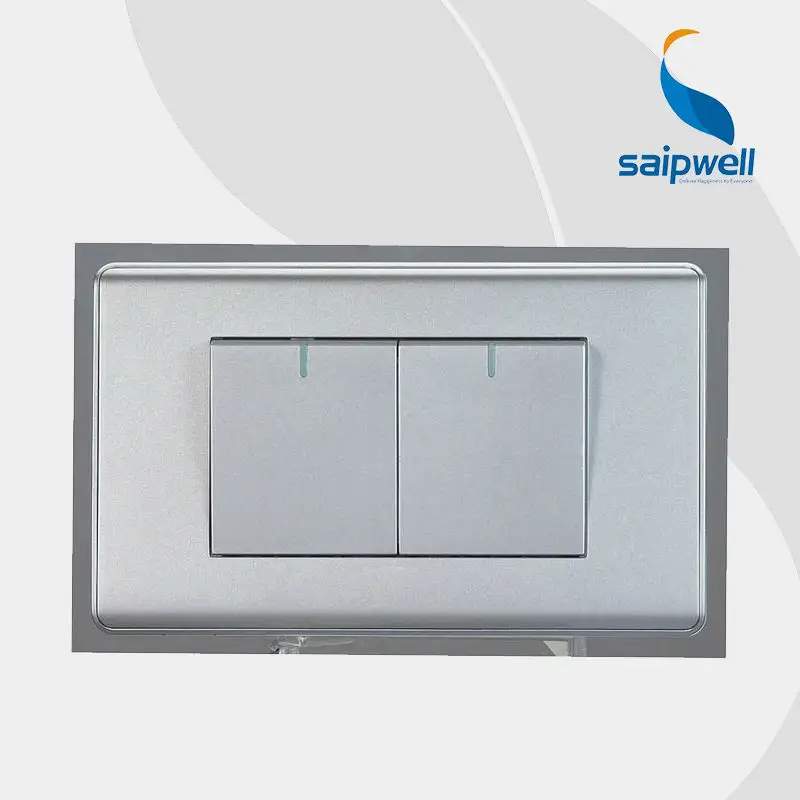 SAIP/SAIPWELL dünya çapında genel kullanım yeni tasarım sıcak satış 10A anahtarı duvar plakaları