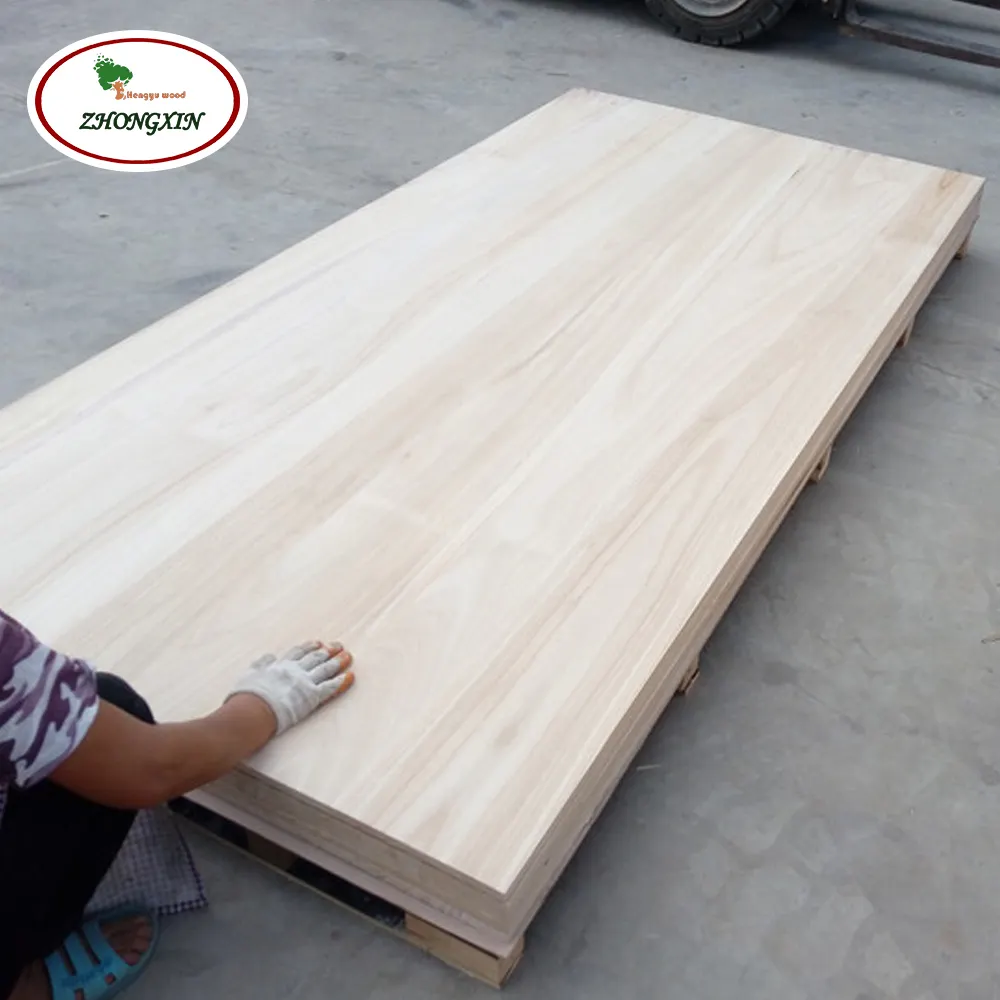 निर्माण प्रत्यक्ष paulownia ठोस लकड़ी बोर्डों paulownia लकड़ी लकड़ी कीमत