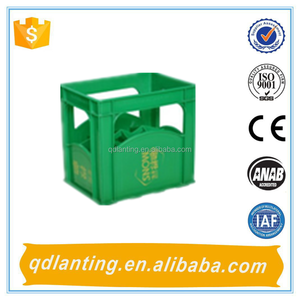 Hot Sale12 PCS square <strong>Plastic</strong> Wine Bottle <strong>Crate</strong>