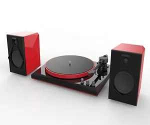 Moderner Vinyl-Plattenspieler mit Kunden design und Lautsprecher im Großhandel