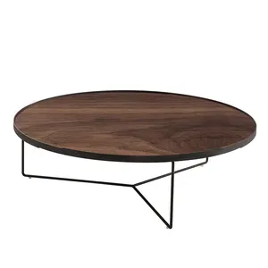 Modern Model Walnut Good Price Round Coffee Table