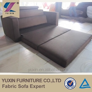 Canapé-lit pliable moderne réglable de taille simple marron avec <span class=keywords><strong>matelas</strong></span> rembourré en cube fonctionnel pour la maison canapé-lit d'hôtel - Product Image 4