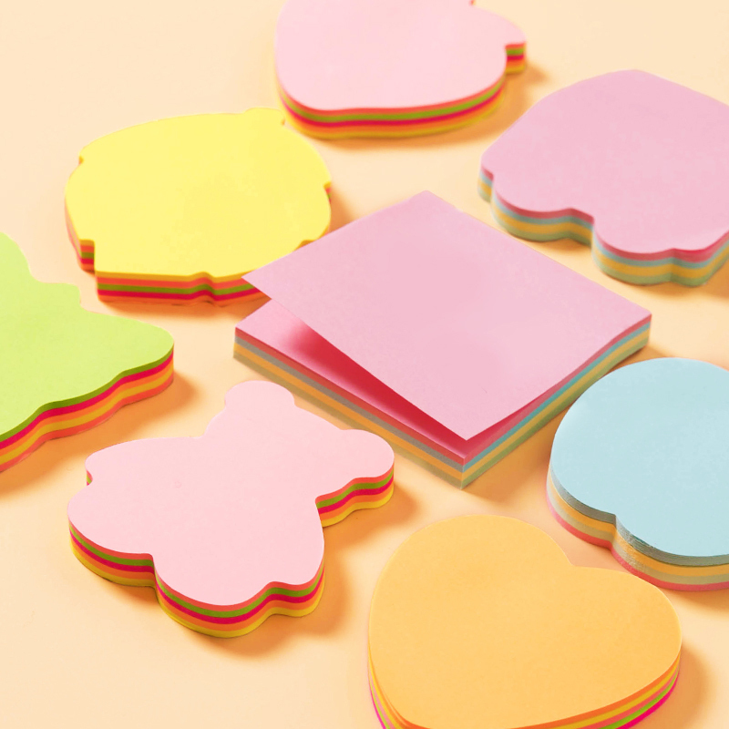 OEM design custom various cute high quality notepad block sticky notes mini memo pad