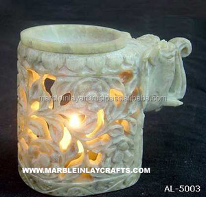 White Soapstone Aroma <b>Oil</b> <b>Burners</b>, <b>Oil</b> <b>Burner</b> - Product Image 1