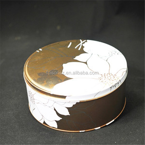 Caja de Metal Reciclable para Galletas de 25 cm de Diámetro, Ideal para Almacenar Dulces, Chocolates y Otros Alimentos - Product Image 2