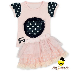 66TQZ442 Yihong <span class=keywords><strong>moda</strong></span> niñas Negro dot Cap manga rojo ropa <span class=keywords><strong>Boutique</strong></span> ropa de niños al por mayor - Product Image 2