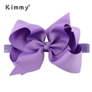 Diadema con Lazo Rosa Claro Estilo Dulce KIMMY para Bebés Recién Nacidos, Tamaño del Lazo 4.3 Pulgadas - Product Image 5