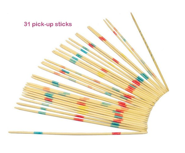 Top Selling Wooden Pick up Sticks Outdoor Yard Garden Christmas Mikado Games for Kids and Adults Wholesale