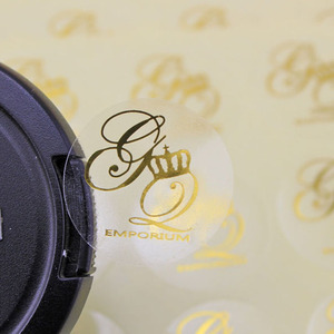 Nhãn Dán Giấy Bạc Vinyl Trong Suốt Thiết Kế Mới Của OEM, Nhãn Dán Logo Trong Suốt Với Bề Mặt Dập Nóng - Product Image 3