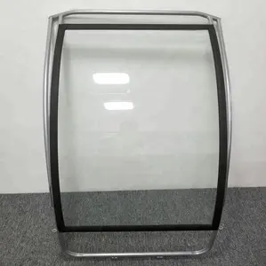 electric tricycle front glass with rubber and frame rickshaw front glass