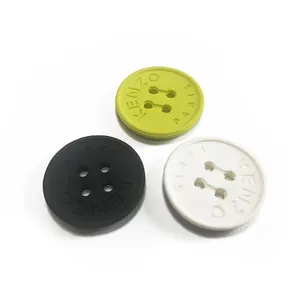 custom clothing button silicone buttons with logo