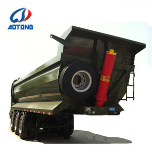 3 Trục 4 Trục Phía Sau Tipper 40 Cbm <span class=keywords><strong>Dump</strong></span> Trailer 50 Tấn 60 70 Tấn Sử Dụng Cát Vận Chuyển Cổ Ngỗng <span class=keywords><strong>Dump</strong></span> Trailer Bán Để Bán - Product Image 3